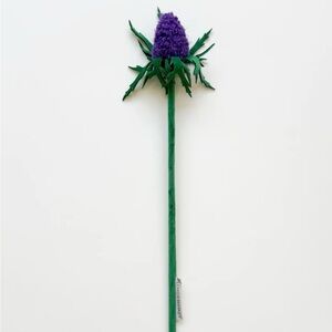 CJ Hendry Plush Flower - Purple and Green Thistle Flower